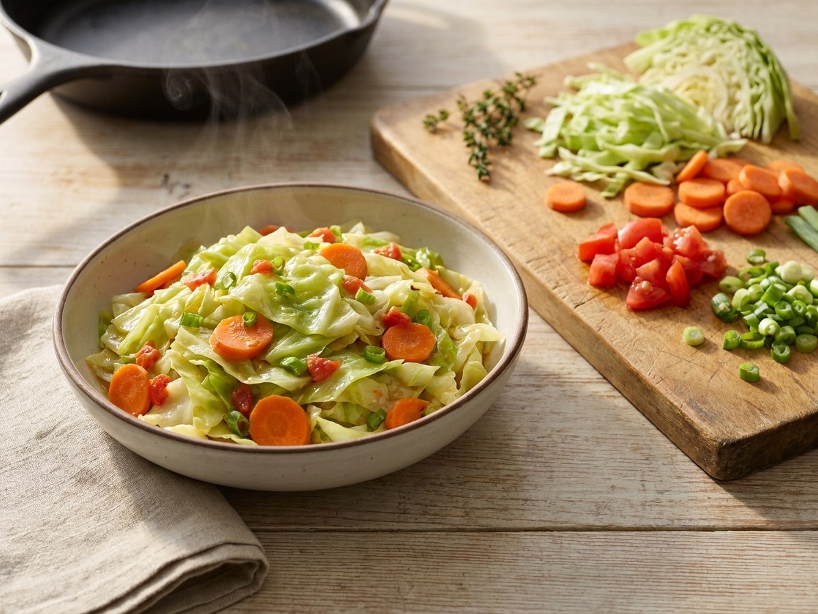 Jamaican Steamed Cabbage