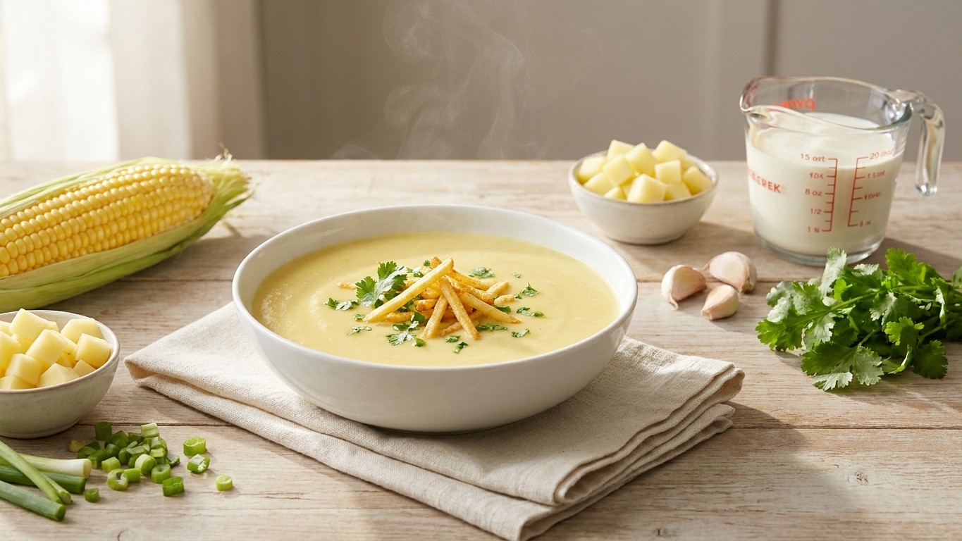 Creamy Colombian Corn Soup (Crema de Mazorca)