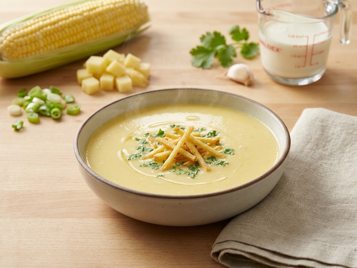Creamy Colombian Corn Soup (Crema de Mazorca)