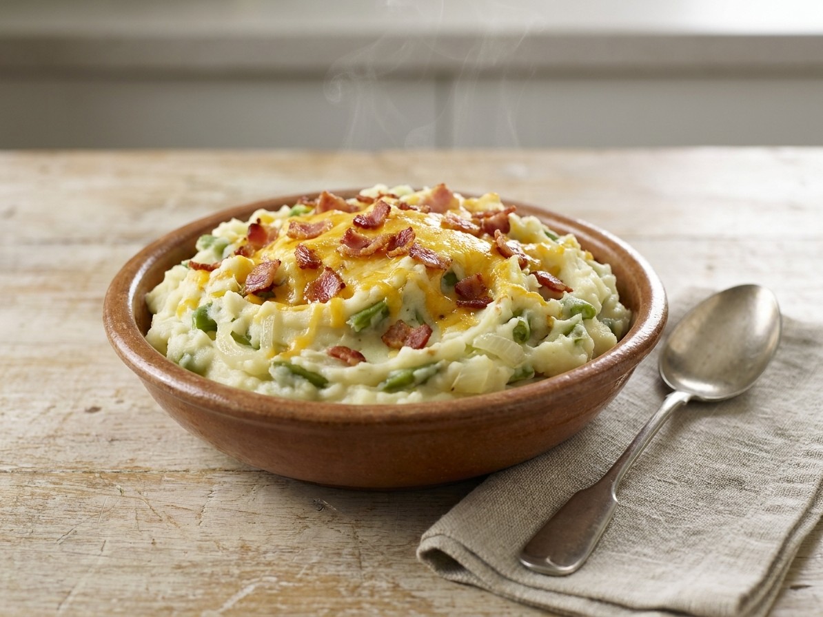 Runner Bean Mash (Snijbonen Stamppot)
