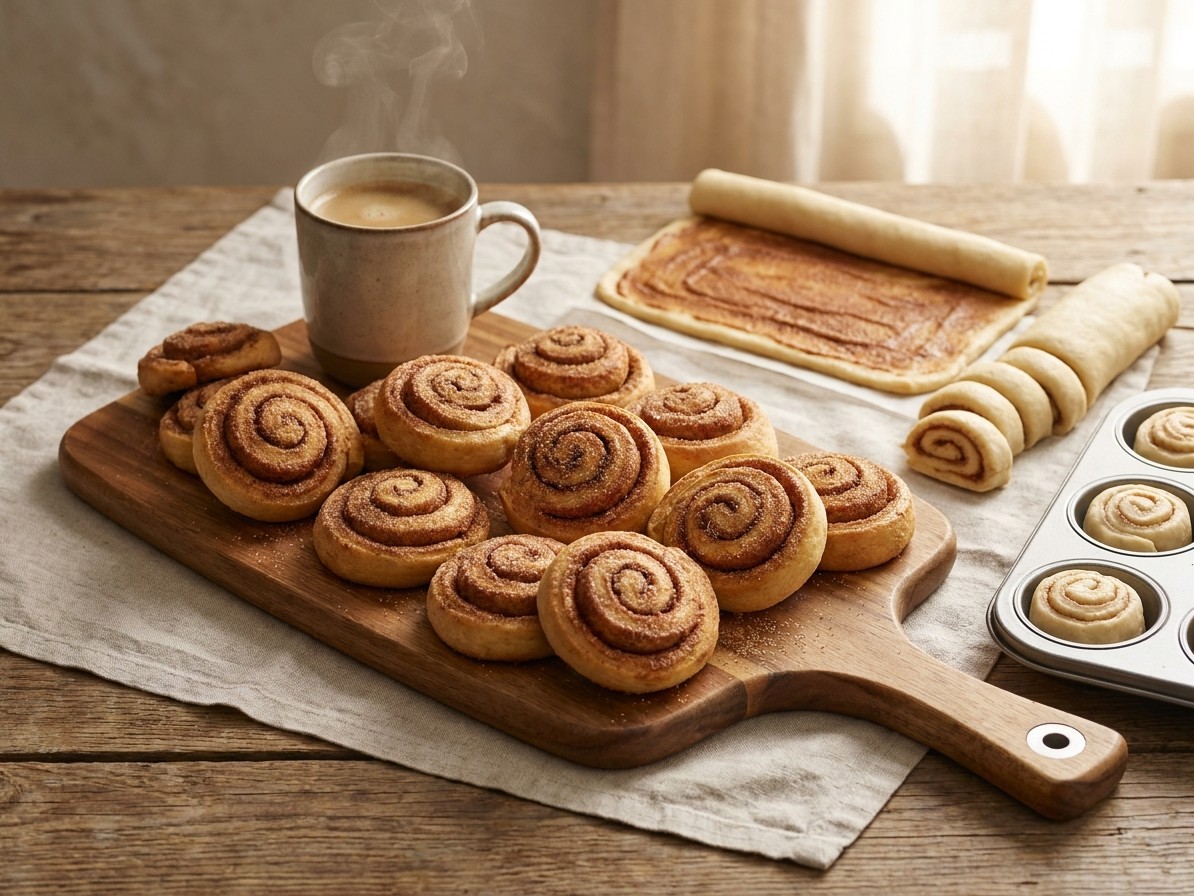 Norwegian Cardamom Cinnamon Buns
