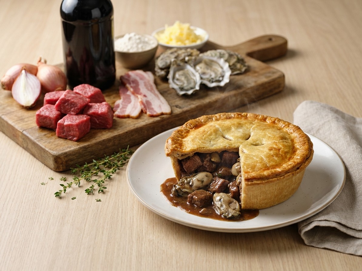 Beef and Oyster Pie