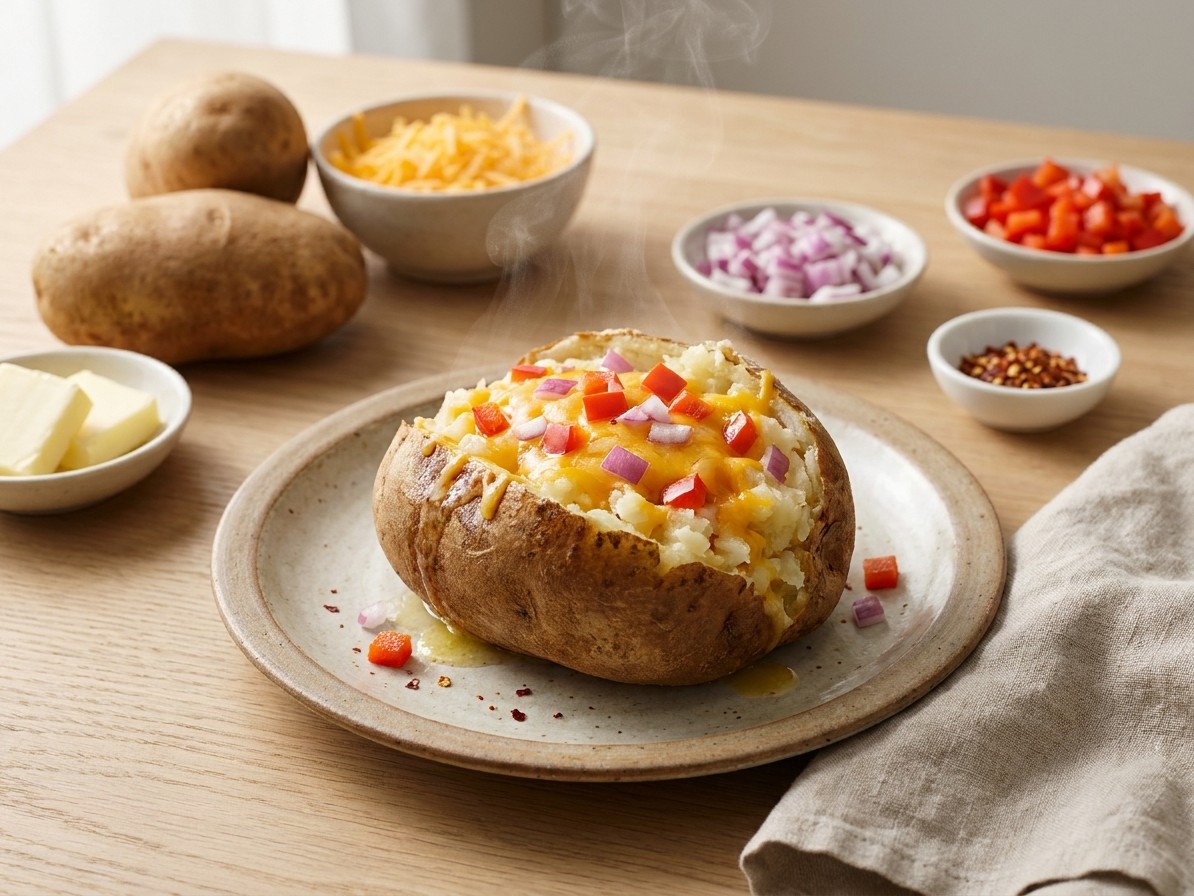 Turkish Kumpir (Loaded Baked Potato)